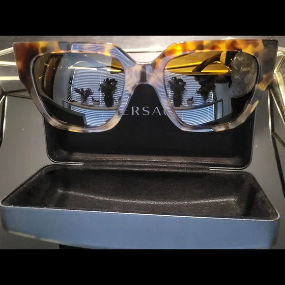 Versace Tortoise Shell Sunglasses Glasses